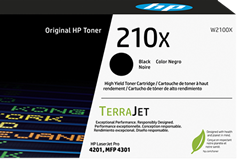 HP 210X High Yield Black Original LaserJet Toner Cartridge, W2100X
